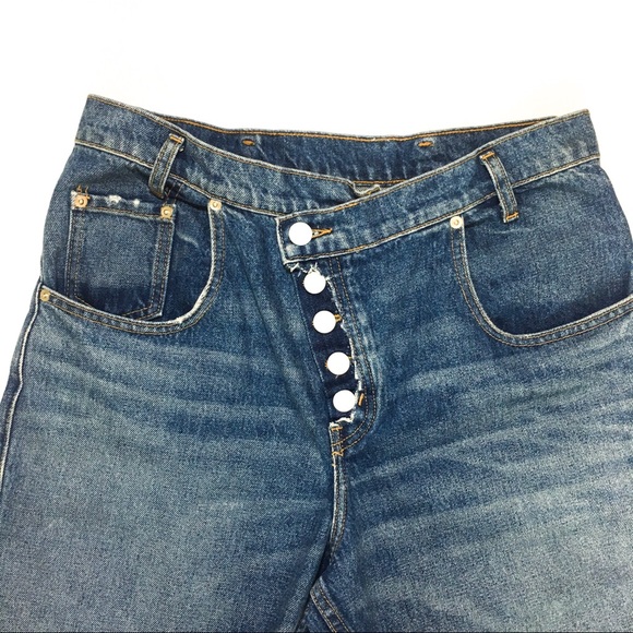 Monse maison denim boyfriend distressed jeans - Picture 6 of 8